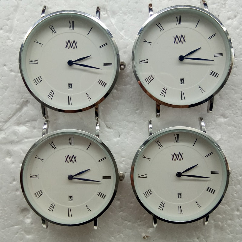 Custom watch face with personalized branding, created by The Clothing Company Sydney, featuring a sleek design for private label watches.