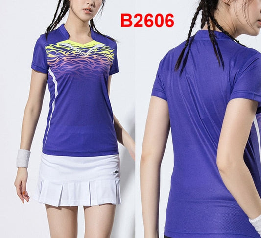 2 Piece Ladies Womens Quick dry Tennis Badminton Tennis Tennis Squash Netball Top Skirt Shorts Set The Clothing Company Sydney