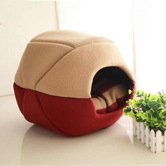 2 Use Foldable Soft Warm Pet Cat Bed Dog Bed For Dogs Cave Puppy Sleeping Mat Pad Nest Blanket Bed House The Clothing Company Sydney