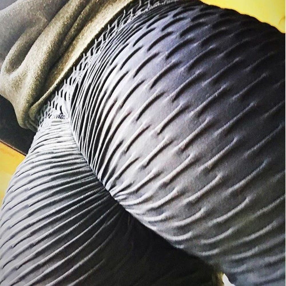 Black high waist fitness leggings for women, breathable and skinny, from The Clothing Company Sydney, ideal for workouts.