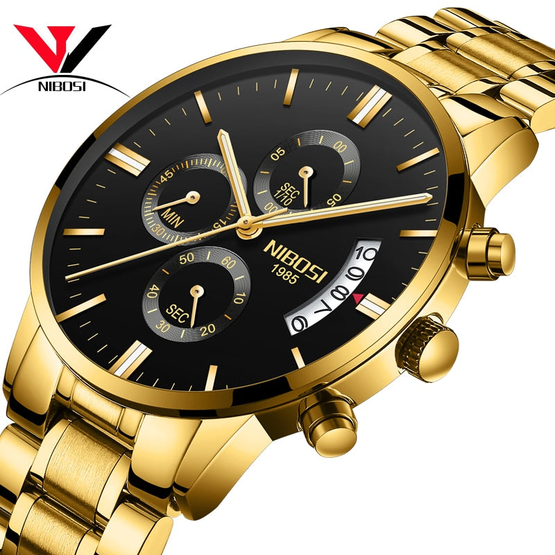 Luxury sports quartz water-resistant watch by The Clothing Company Sydney, featuring a sleek design and durable build.