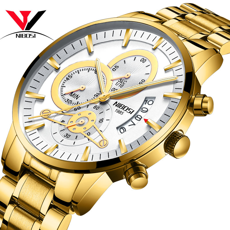 Luxury sports quartz water-resistant watch by The Clothing Company Sydney with a sleek design and durable strap.