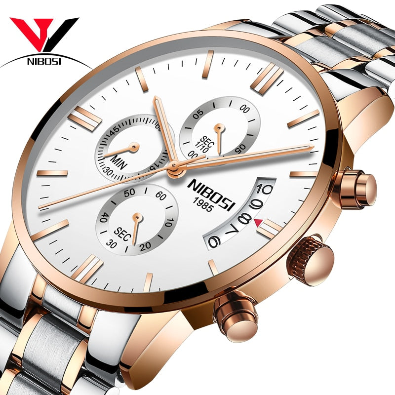 Luxury Sports Quartz Water-Resistant Watch by The Clothing Company Sydney, showing sleek design and durable strap.