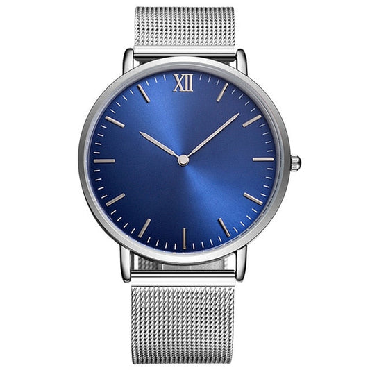 Unisex Custom Design Your Own Watches with Logo Blue Face The Clothing Company Sydney
