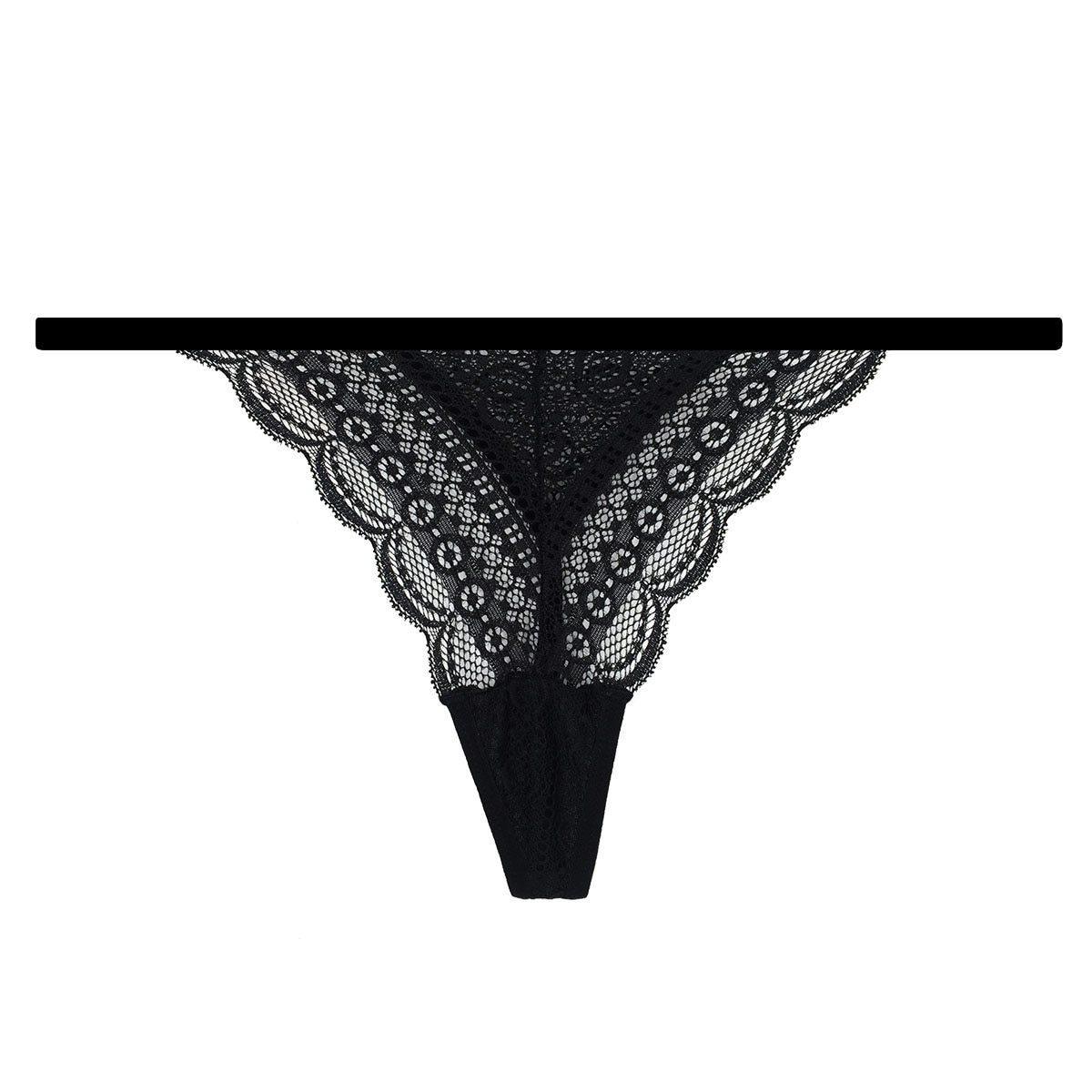 10-piece set of lace cotton G-string thong lingerie with T-back design, plus size panties from The Clothing Company Sydney.