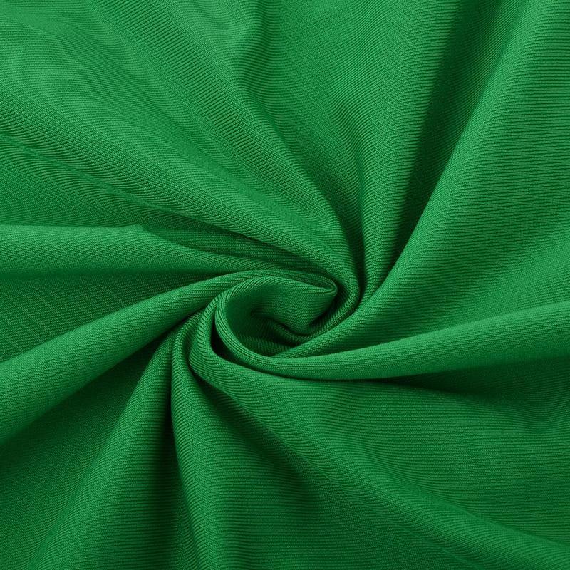 Green summer two-piece set for women featuring a ruched crop top and matching skirt, from The Clothing Company Sydney.