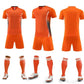 Mens Football Jersey Set Short Sleeve Round Neck Customized Soccer Kits Womens Training Suit