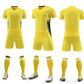 Mens Football Jersey Set Short Sleeve Round Neck Customized Soccer Kits Womens Training Suit