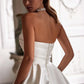 A Line Wedding Gown Sweetheart Pleats Backless Wedding Dress Long Reception Party Bride Dress The Clothing Company Sydney