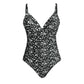 Deep V Neck One-piece Swimsuit Women Removable Bra PMonokini Summer Beach Swimwear The Clothing Company Sydney