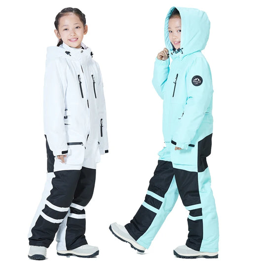 Children's Jumpsuit Ski Wear Snow Suit Snowboarding Clothing Windproof Waterproof Winter Outdoor Costumes For Boy's and Girl's The Clothing Company Sydney
