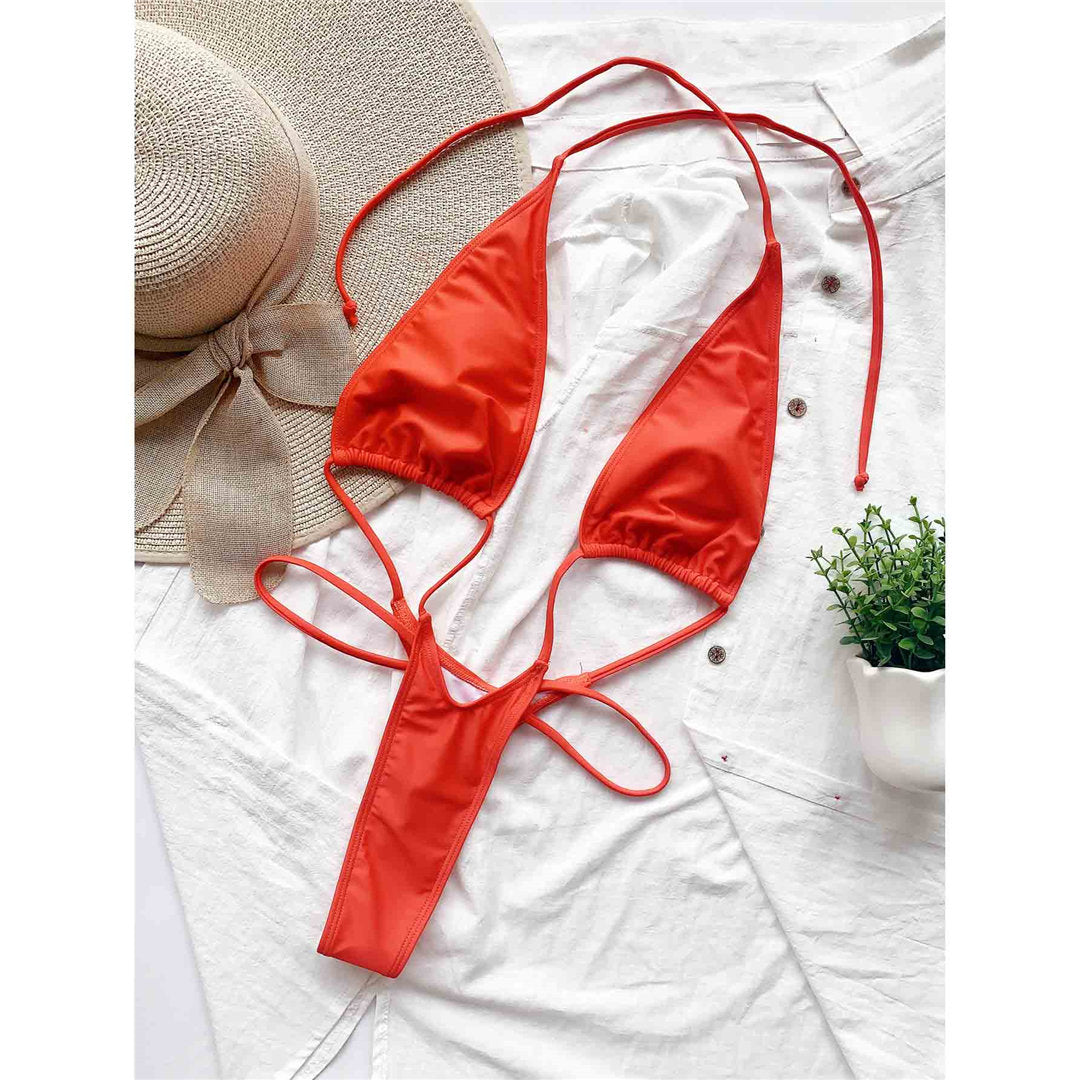 Sexy Extreme String Mini Micro Thong One Piece Swimsuit Backless Monokini Bather Bathing Suit Swimwear The Clothing Company Sydney
