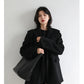 Women's Wool Blend Coat Solid Mid Long Woollen Blazer Thick Warm Blouse Overcoat Office Autumn Winter Jacket