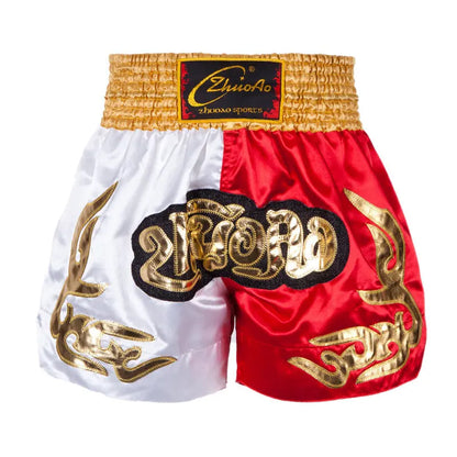 Thai Boxing Shorts Muay Thai Fightwear Men Women Boy Girl Kids Muaythai Grappling Kickboxing Match Training Uniform MMA Boxer Pants The Clothing Company Sydney