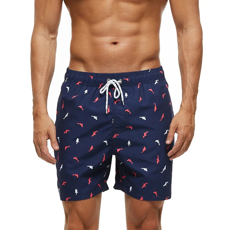 Summer Mens Beach Print Shorts Surfing Swimwear Fitness Workout Trunks Sportswear With Pockets Pants The Clothing Company Sydney