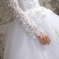 Long Sleeve Ball Gown Luxury Lace Wedding Dresses Plus Size Wedding Dress The Clothing Company Sydney