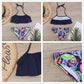 2 Piece Kids Swimwear Swimsuit Print Girls Kid Bikini Set 5-14 Years Children Bandage Swimming Suit Beachwear The Clothing Company Sydney