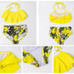 2 Piece Kids Swimwear Swimsuit Print Girls Kid Bikini Set 5-14 Years Children Bandage Swimming Suit Beachwear The Clothing Company Sydney