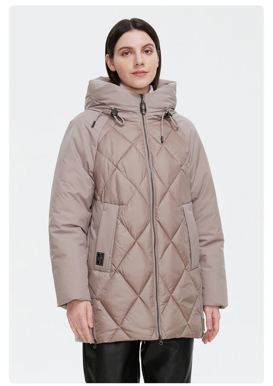 Winter Jacket Women's Collection Warm Jacket Mid-length Coats Parka