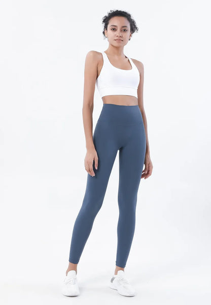 Nylon Yoga Set Women's Tracksuit Gym Fitness Set Woman 2 Piece Leggings Sports Bra Breathable Sportwear - The Clothing Company Sydney