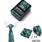 7.5 cm Business Ties Hanky Cufflink Set Tie Clips Green Necktie Corbatas For Men Wedding In Gift Box The Clothing Company Sydney