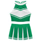 2 Piece Cheerleader Costume Women Adult Cheerleading Uniform Dancing Outfit Sleeveless Crop Top with Mini Pleated Skirt The Clothing Company Sydney