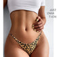 Cotton Leopard G String Women Panties Briefs Thong Low Waist T-back Bikini Underwear Seamless Lingerie