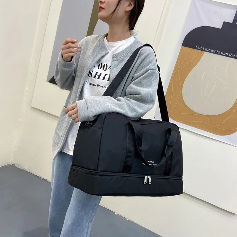 Women Handbag's Nylon New Luggage Bags Crossbody Bag Men's Travel Bag  Ladies Fashion Shoulder Duffel Bag