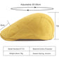 Spring Autumn Berets Hat Men's knitting Visor Cap Casual Fashion Women Beret Solid Yellow Blue Peaked Flat Cap Duckbill Hat