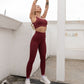 Ribbed Yoga Clothing Sets Women High Waist Leggings And Top Two Piece Set Seamless Tracksuit Fitness Workout Outfits Gym Wear The Clothing Company Sydney