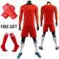 Kids Adult Goalkeeper Uniforms Suit Football Jerseys Men Boys Girls Women Long Sleeve Soccer Jerseys Set with socks+Shin guards The Clothing Company Sydney