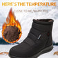 Thick Plush Winter Boots for Women Non-slip Waterproof Snow Boots Flat Heels Warm Cotton Padded Shoes The Clothing Company Sydney