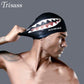 Men's Swimming Cap Adult Elastic Shark Swimming Caps Waterproof Protect Ears Long Hair Soft Women Bathing Cap