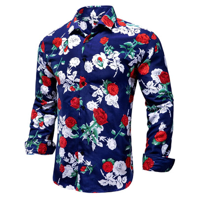 Men's Shirts Paisley Floral Silk Gold Long Sleeve Business Party Wedding Dress Shirts The Clothing Company Sydney