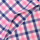 Plaid Checked Cotton Men Shirts Pocket-less Design Short Sleeve Summer Casual Standard-fit Button-down Thin Shirt The Clothing Company Sydney