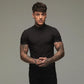 Slim Fit Button Short Sleeve Shirts Men Casual Sportswear Dress Shirt Male Hipster Shirts Tops Fitness Clothing The Clothing Company Sydney