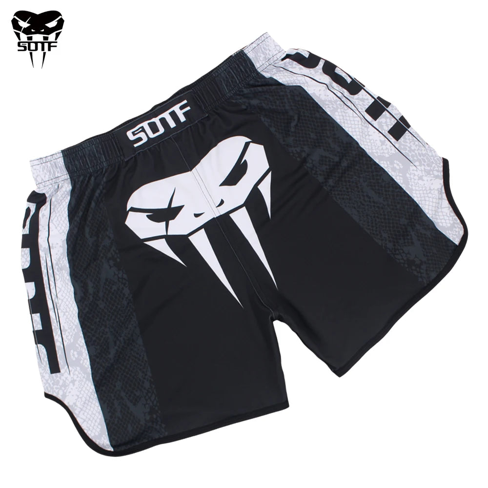 Printed Muay Thai MMA Boxing Fight Shorts