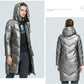 Women's Hooded Winter jacket fashion casual slim long warm cotton coat ladies parkas