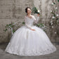 Long Sleeve Ball Gown Luxury Lace Wedding Dresses Plus Size Wedding Dress The Clothing Company Sydney