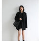 Women's Wool Blend Coat Solid Mid Long Woollen Blazer Thick Warm Blouse Overcoat Office Autumn Winter Jacket