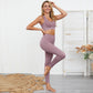 2 Piece Set Workout Gym Clothes For Women Yoga Set Solid Colour Fitness Leggings Sportswear Women's Yoga Wear Sport Bra And Pants The Clothing Company Sydney