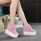 High Heels Chunky Sneakers Women Spring/Autumn Platform Thick Bottom Height Increasing Casual Shoes Woman Fashion Tennis Female The Clothing Company Sydney