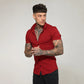 Slim Fit Button Short Sleeve Shirts Men Casual Sportswear Dress Shirt Male Hipster Shirts Tops Fitness Clothing The Clothing Company Sydney