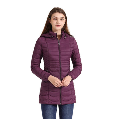 Winter Ultralight Warm Long Parka Coat Hooded Women Outdoor Padded Cotton Clothing Outerwear Jacket The Clothing Company Sydney