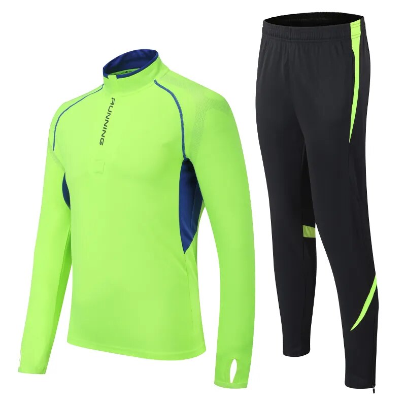 Training Suits Men Stripe Printed Sweatshirt Sports Set Gym Quick Dry Running Jackets Sportswear Bodybuilding Tracksuit The Clothing Company Sydney