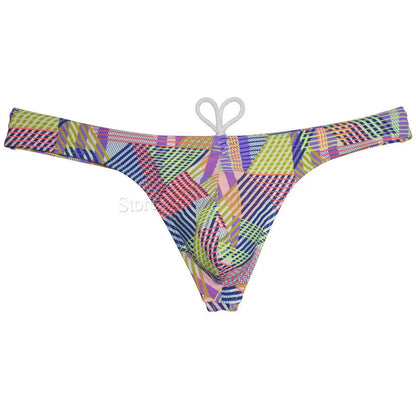 Men's Bikini Swim Thong Printed Swimsuit Smooth Swimwear T-back Mini Beachwear Surfing Thongs The Clothing Company Sydney