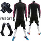 Kids Adult Goalkeeper Uniforms Suit Football Jerseys Men Boys Girls Women Long Sleeve Soccer Jerseys Set with socks+Shin guards The Clothing Company Sydney