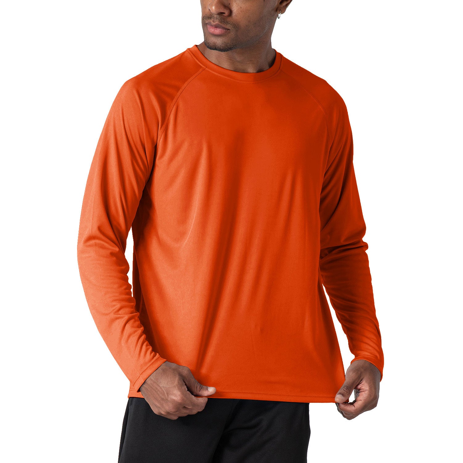 Men's Sun Protection T-shirts Summer UPF 50+ Long Sleeve Performance Quick Dry Breathable Hiking Fish T-shirt The Clothing Company Sydney