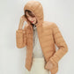 Matte Fabric Women's Duck Down Jacket Ultra Light Down Jacket Feather Jacket Overcoat Windbreaker Coat