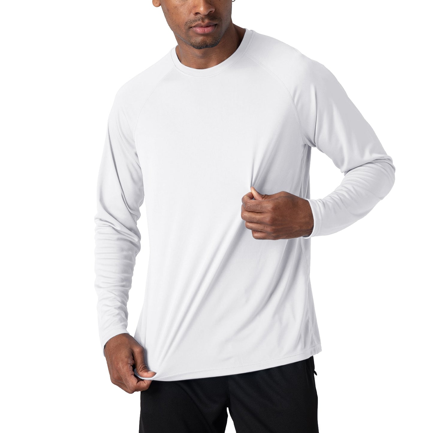 Men's Sun Protection T-shirts Summer UPF 50+ Long Sleeve Performance Quick Dry Breathable Hiking Fish T-shirt The Clothing Company Sydney